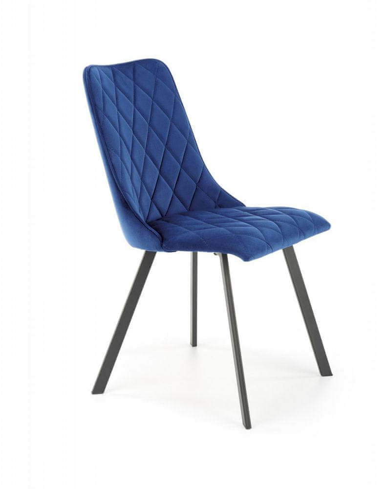 Halmar Kovová stoličky K450, modrá
